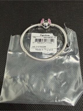 Pandora Disney’s Stitch Snake Chain Charm 593738C01-16cm 6.3in